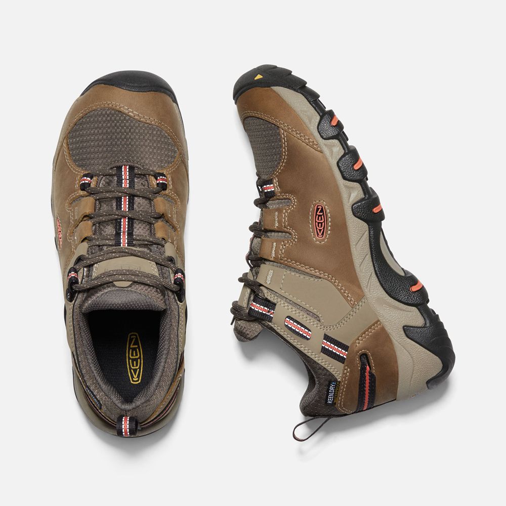 Keen Spor Ayakkabı Kadın Kahverengi/Mercan - Steens Waterproof Shoes - Türkiye IRAK71652